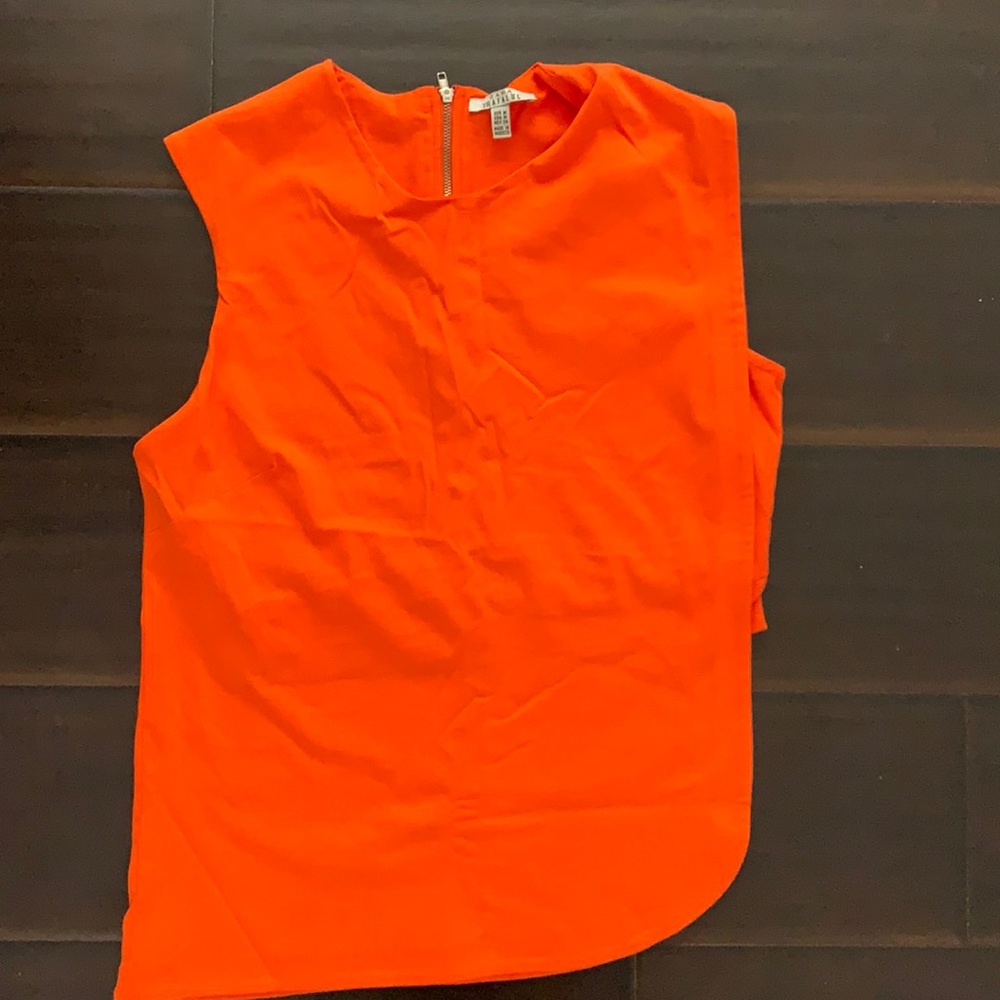 Orange open side top